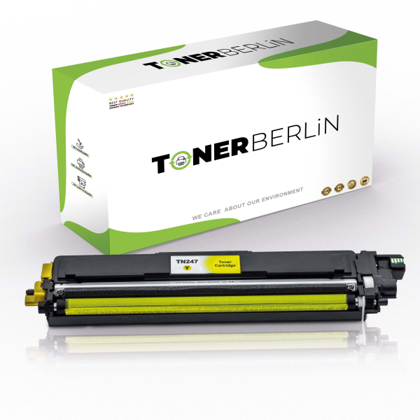 Rebuilt Toner kompatibel für Brother TN-247Y Gelb 2.300 Seiten